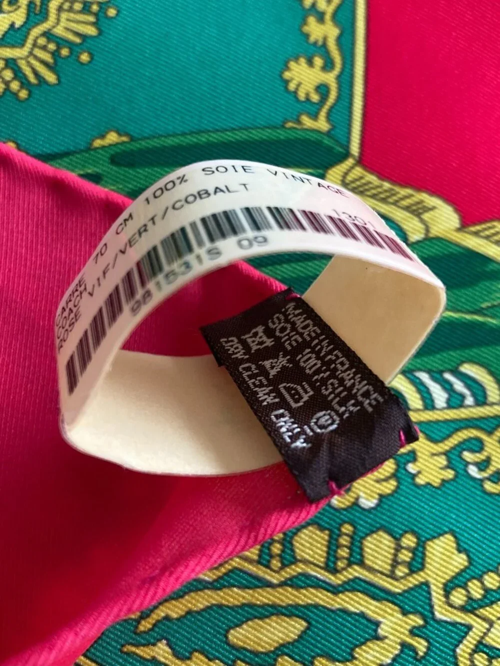 NWT Hermes Coach Silk Scarf